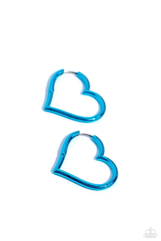 Paparazzi Jewelry Earrings Paparazzi Earring Loving Legend Blue Paparazzi Jewelry Earrings Paparazzi Earring Loving Legend Blue