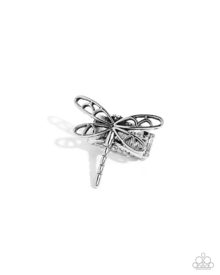 Paparazzi Ring Dragonfly Depth Silver Paparazzi Jewelry Rings Paparazzi Ring Dragonfly Depth Silver Paparazzi Jewelry Rings
