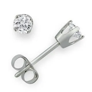 Earrings 1 Carat Round Natural Earth Mined Diamond Solitaire Stud Earring Women Jewelry GB Earrings 1 Carat Round Natural Earth Mined Diamond Solitaire Stud Earring Women Jewelry GB