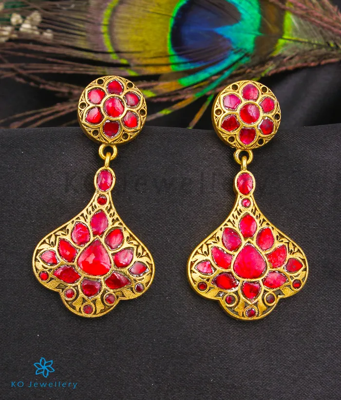 The Neeraja Silver Kundan Earrings kundan Earrings