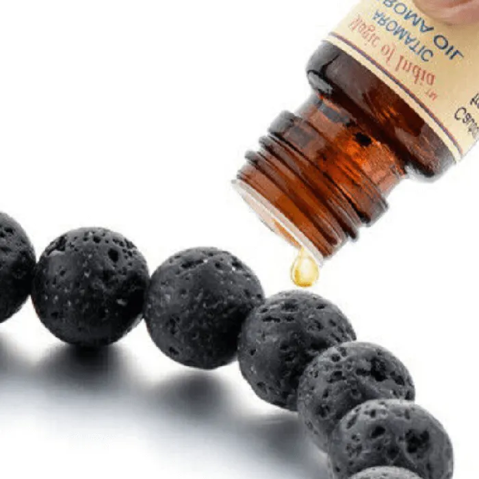 Bracelets Magic Crystals Black Lava Stone and 7 Chakra Stretch Bracelet