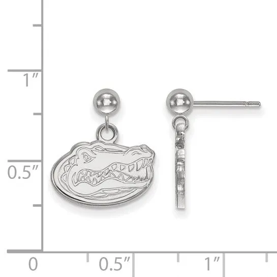 Sterling Silver Rhodiumplated LogoArt University of Florida Dangle Ball Post Earrings Shop IDC estore Earrings Sterling Silver Rhodiumplated LogoArt University of Florida Dangle Ball Post Earrings Shop IDC estore Earrings