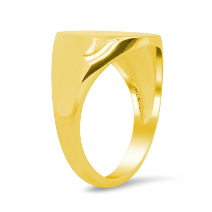 deBebians Mens Oval Signet Ring Small Rings