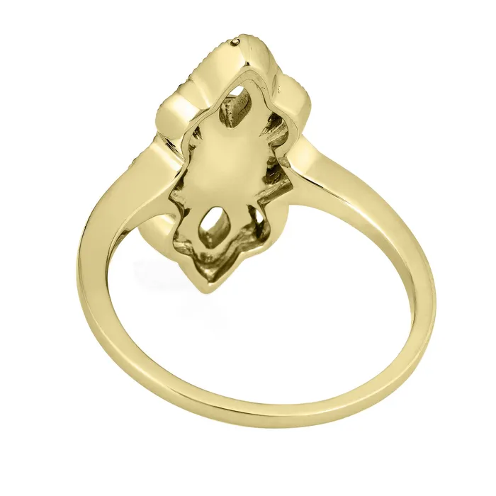 Rings closebymejewelry WWII Small Setting Cremation Ring in 14K Yellow Gold