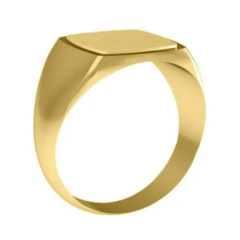 Rings deBebians Step Edge Square Signet Ring 10mm x 10mm Rings deBebians Step Edge Square Signet Ring 10mm x 10mm