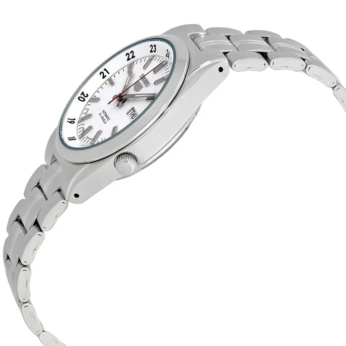 SEIKO Bracelets Seiko Mens Watch Series 5 Date and Day Display Silver Steel Bracelet SNK559J1 SEIKO Bracelets Seiko Mens Watch Series 5 Date and Day Display Silver Steel Bracelet SNK559J1