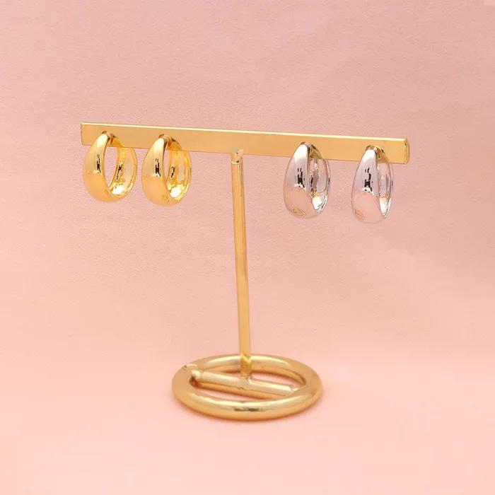 Earrings BERRICLE Dome Huggie Earrings in Sterling Silver 2 Pairs