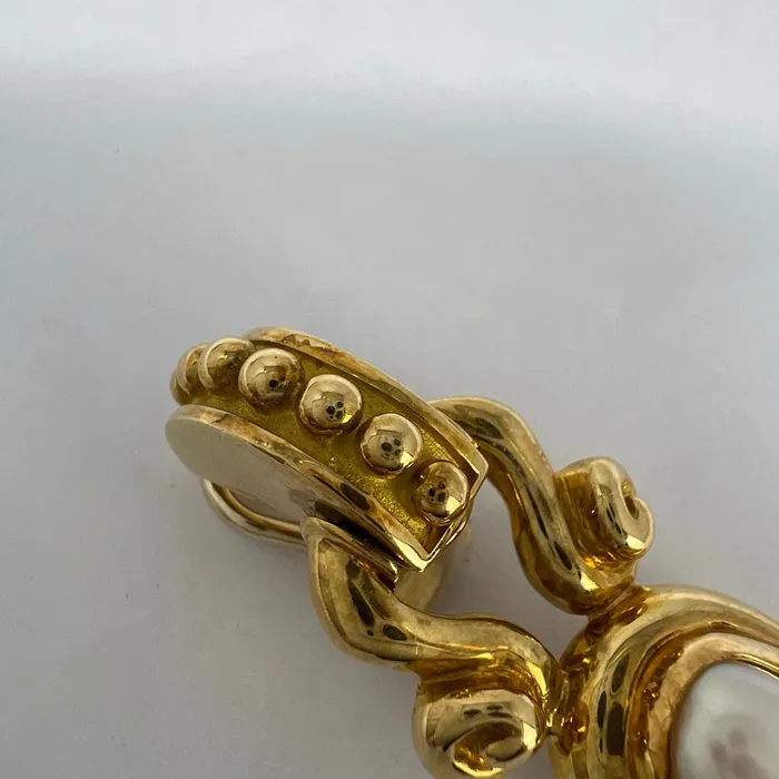 Earrings Susan Berman Susan Berman 18K Gold Cultured Pearl Drop Earrings