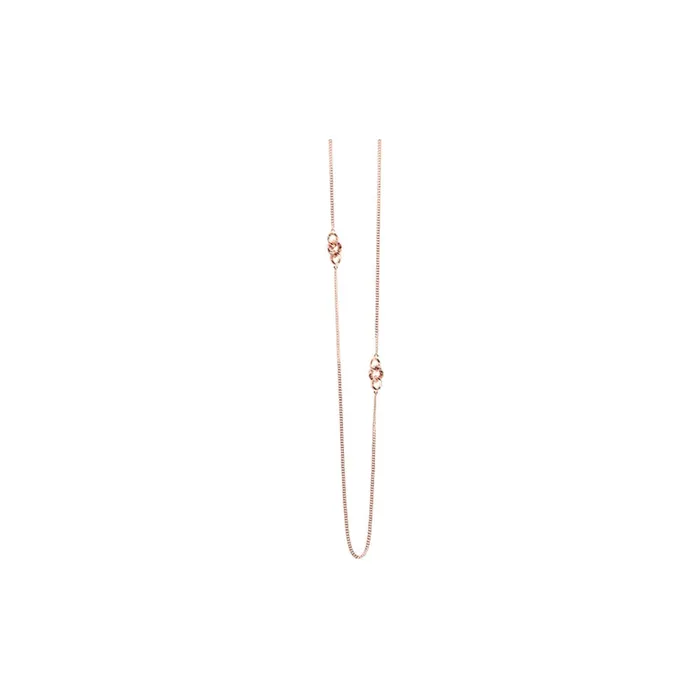 Guess Necklaces Guess Necklace Long Ip Rosegold With Stone
