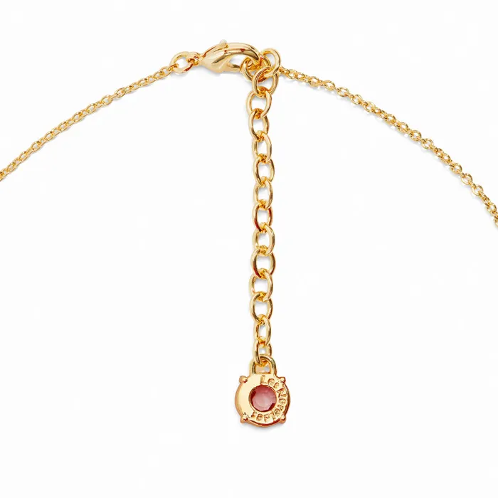 Les Nereides Les Nereides Golden Brown Diamantine Round Stones Long Necklace Necklaces