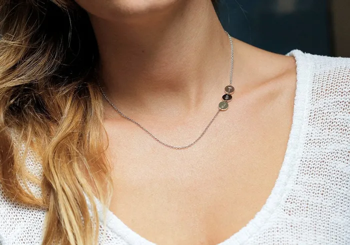 Necklaces Rose Gold Initial Necklace Diamond Necklaces capucinne