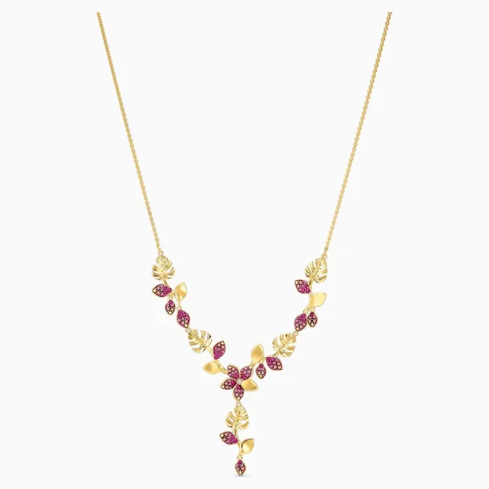 Swarovski Necklaces Swarovski Tropical Flower Y Necklace Pink