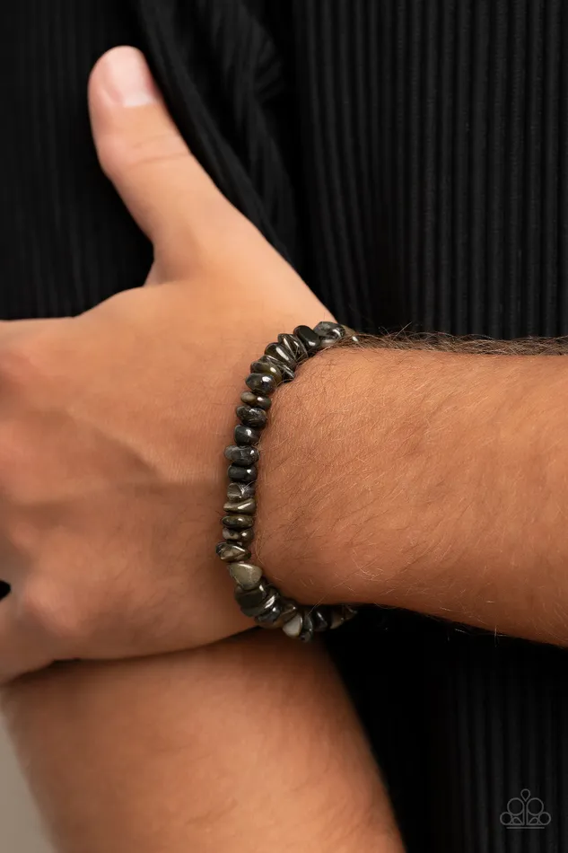 Bracelets All Eyes On U Jewelry Paparazzi Accessories Grounded for Life Black Paparazzi Bracelet