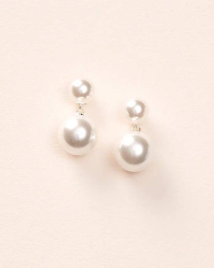 Earrings Nadine Pearl Dangle Earrings Dareth Colburn 