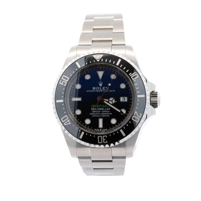 Happy Jewelers Rolex Deepsea James Cameron Stainless Steel 44mm Blue Dot Dial Watch Reference 136660 Watches Happy Jewelers Rolex Deepsea James Cameron Stainless Steel 44mm Blue Dot Dial Watch Reference 136660 Watches
