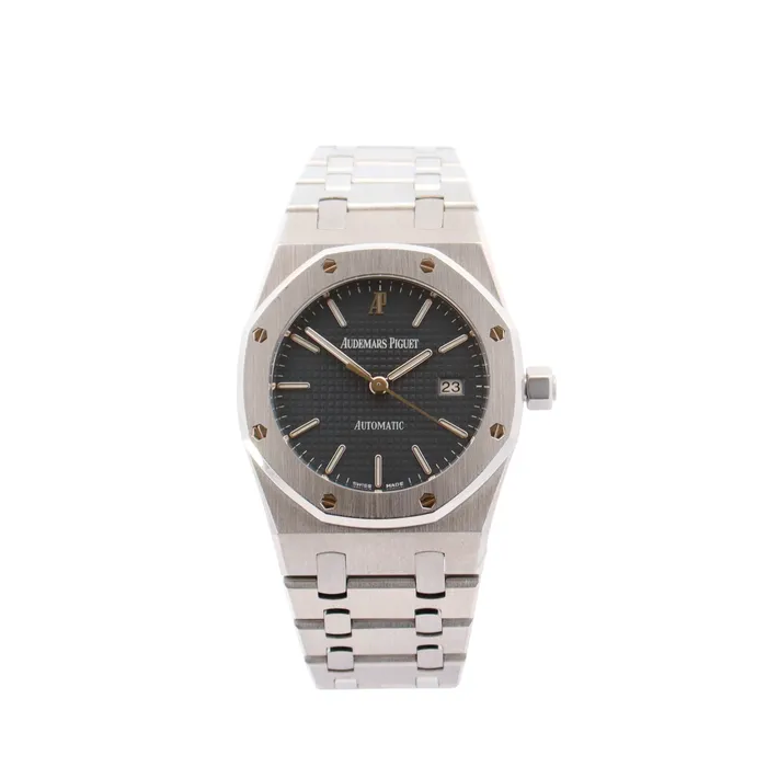 Happy Jewelers Watches Audemars Piguet Royal Oak Stainless Steel 33mm Blue Stick Dial Watch Reference 15000STO0789ST01 Happy Jewelers Watches Audemars Piguet Royal Oak Stainless Steel 33mm Blue Stick Dial Watch Reference 15000STO0789ST01