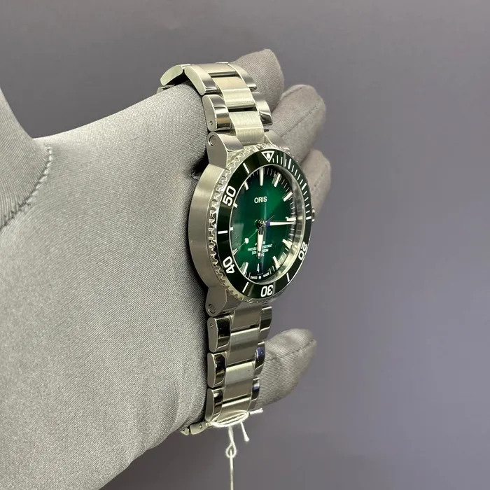 Happy Jewelers Watches Oris Aquis 435mm Green Dial Watch Ref 01 400 7763 4157 Happy Jewelers Watches Oris Aquis 435mm Green Dial Watch Ref 01 400 7763 4157