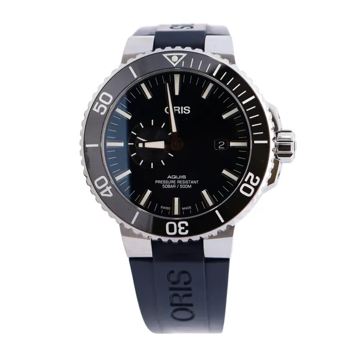 Happy Jewelers Watches Oris Aquis 455mm Blue Dial Watch Ref 01 743 7733 4135 Happy Jewelers Watches Oris Aquis 455mm Blue Dial Watch Ref 01 743 7733 4135