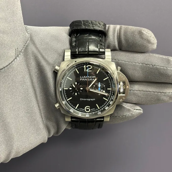 Happy Jewelers Watches Panerai Luminor 44mm Black Dial Watch Ref PAM01109 Happy Jewelers Watches Panerai Luminor 44mm Black Dial Watch Ref PAM01109
