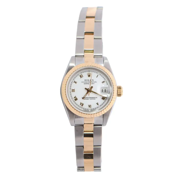 happy jewelers Watches Rolex Datejust 26mm White Dial Watch Ref 69173