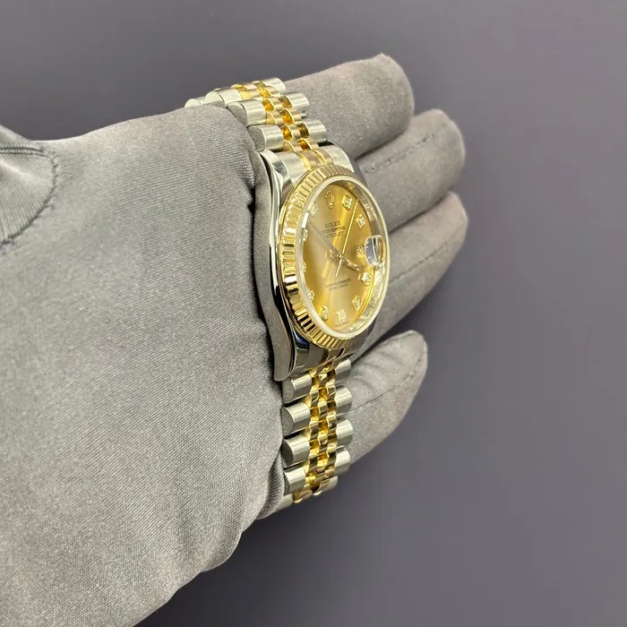Happy Jewelers Watches Rolex Datejust 36mm Champagne Dial Watch Ref 116233 Happy Jewelers Watches Rolex Datejust 36mm Champagne Dial Watch Ref 116233