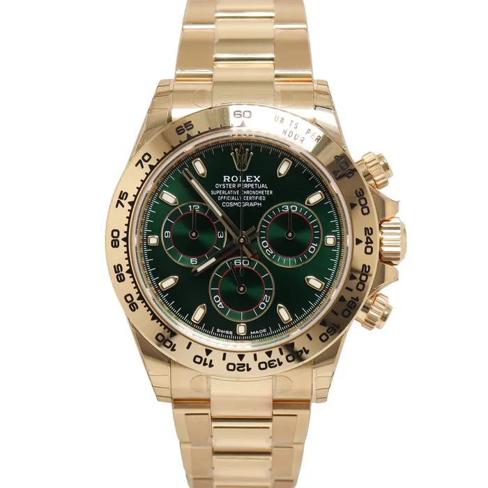 Happy Jewelers Watches Rolex Daytona 40mm Green Choronograph Dial Watch Reference 116508 Happy Jewelers Watches Rolex Daytona 40mm Green Choronograph Dial Watch Reference 116508