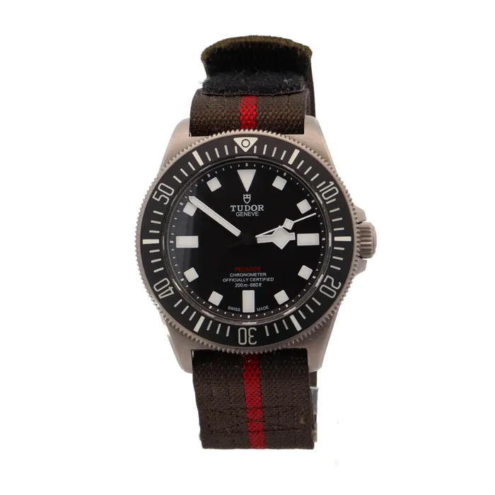 Happy Jewelers Watches Tudor Pelagos FXD Titanium 42mm Black Dot Dial Watch Reference 25717N Happy Jewelers Watches Tudor Pelagos FXD Titanium 42mm Black Dot Dial Watch Reference 25717N
