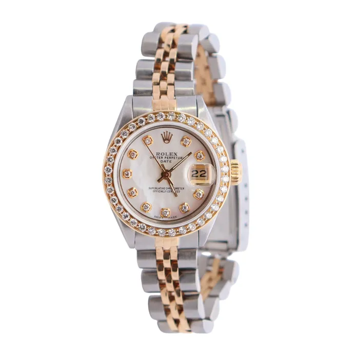 Rolex Datejust 26mm MOP Dial Watch Ref 6917 Happy Jewelers Watches