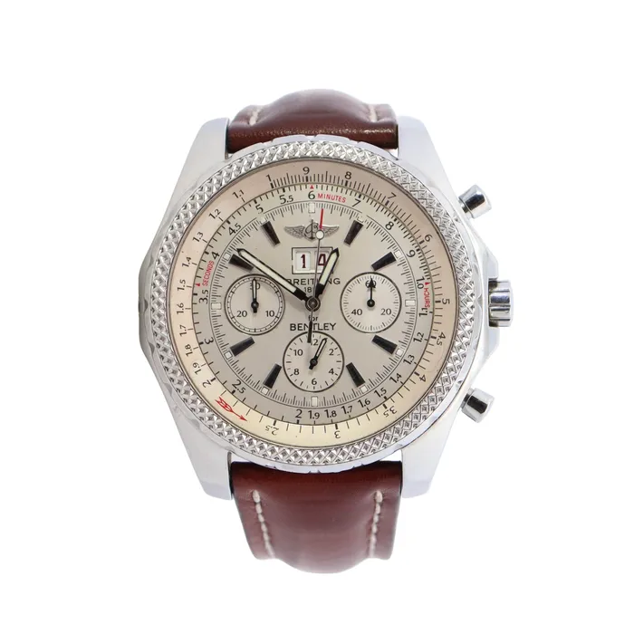 Watches Breitling Bentley 48mm White Dial Watch Ref A4436212 Happy Jewelers Watches Breitling Bentley 48mm White Dial Watch Ref A4436212 Happy Jewelers