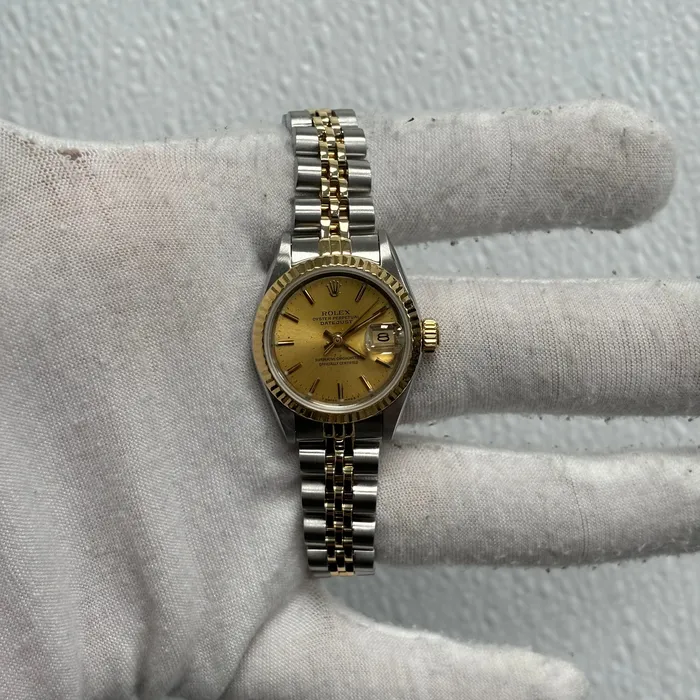 Watches Happy Jewelers Rolex Datejust 26mm Champagne Dial Watch Ref 69173 Watches Happy Jewelers Rolex Datejust 26mm Champagne Dial Watch Ref 69173