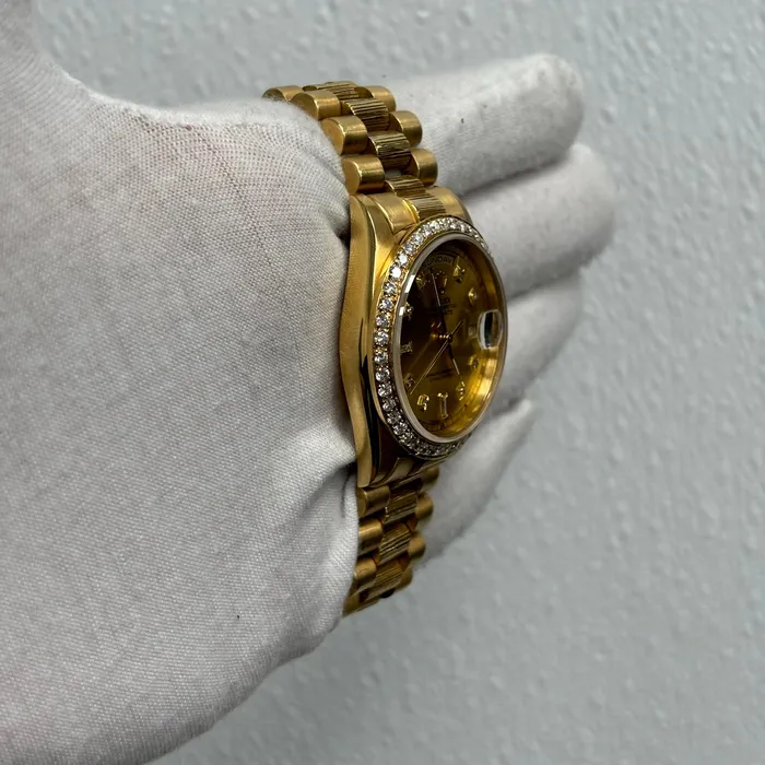 Watches Happy Jewelers Rolex DayDate 36mm Champagne Dial Watch Ref 18238 Watches Happy Jewelers Rolex DayDate 36mm Champagne Dial Watch Ref 18238