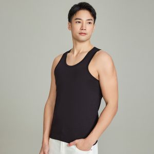 The Essentials: Men’s Slim-Fit Beachk Top Blue  |  Tees + Tanks